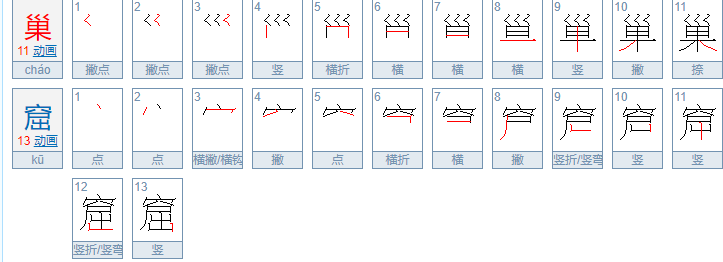 窟怎么组词