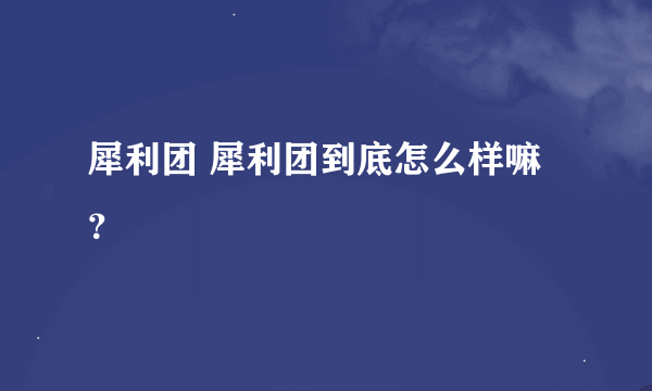 犀利团 犀利团到底怎么样嘛？