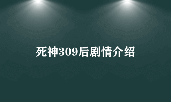 死神309后剧情介绍