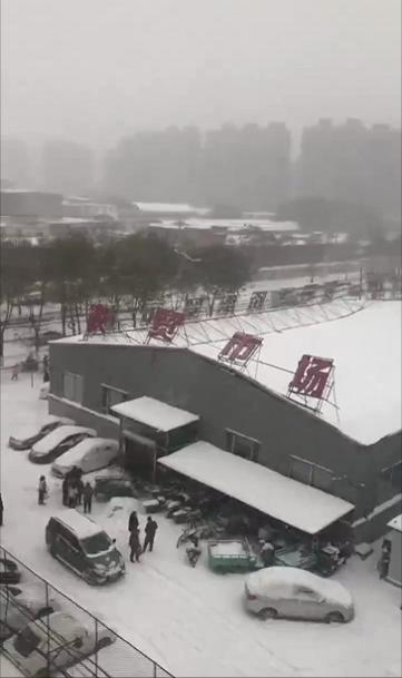 辽宁一农贸市场因强降雪坍塌，造成的经济损失严重吗？