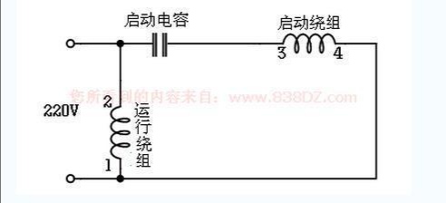 电风扇电机三根线如何接？