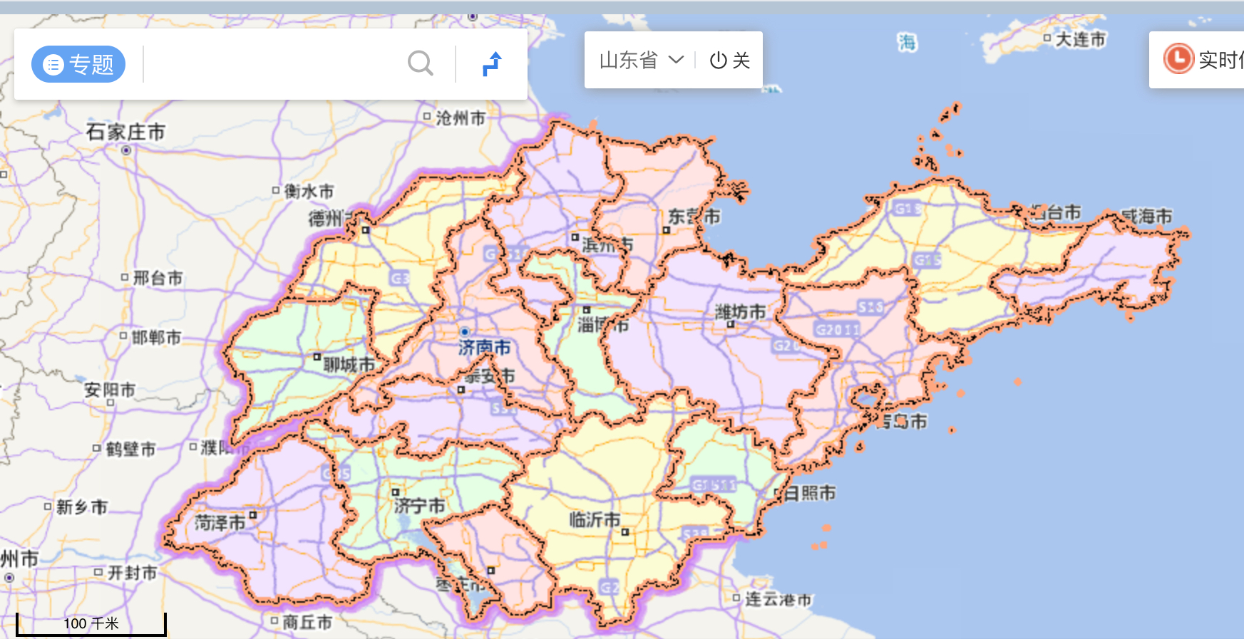 中国山东省有哪些城市？