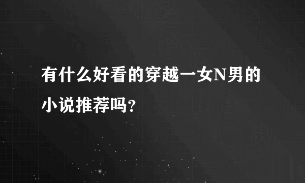 有什么好看的穿越一女N男的小说推荐吗？