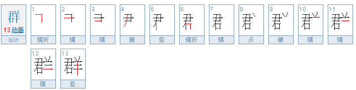 群的部首是什么?