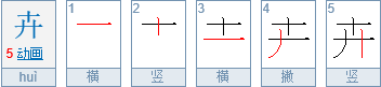 开加一笔是什么字？