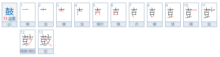 鼓组词是什么啊