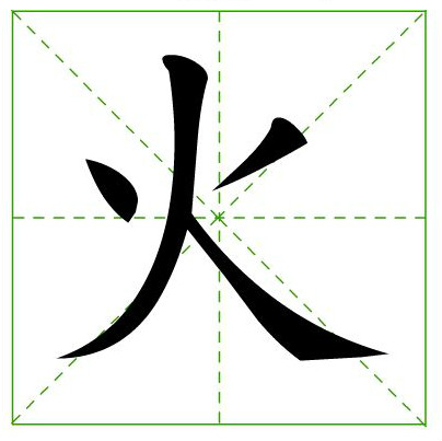 火字的笔画顺序是什么？