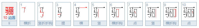 骊怎么读