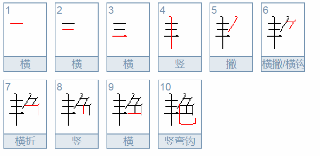 艳这个字的笔顺怎么写