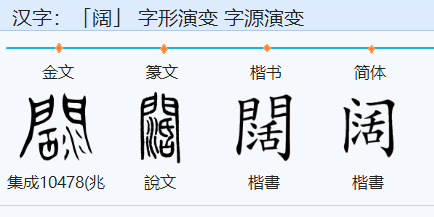 门字框的字都有哪些