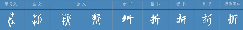 “折”的多音字能组什么词？