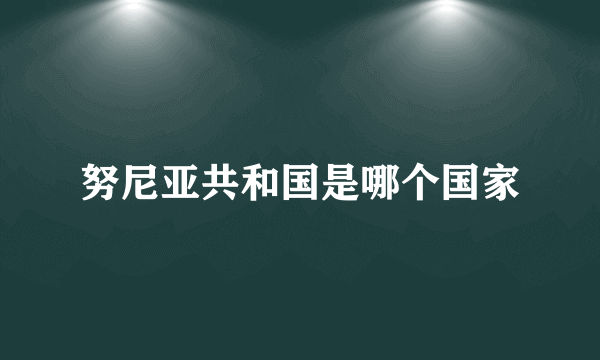 努尼亚共和国是哪个国家