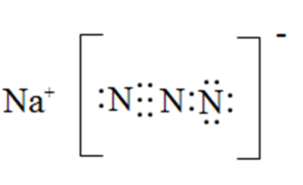 叠氮钠的电子式是什么?