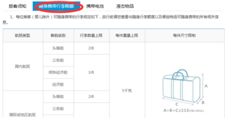 航空托运行李规定