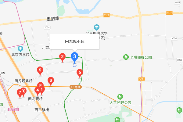 回龙观社区有哪些街道