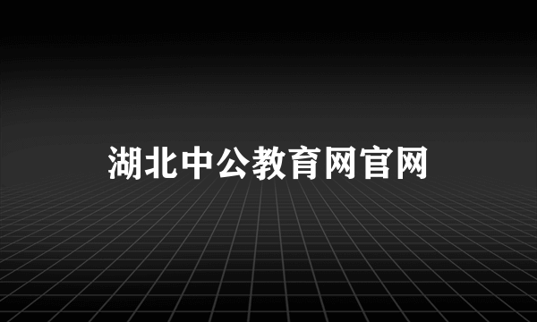 湖北中公教育网官网