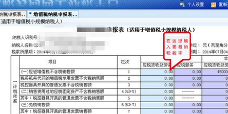 小规模纳税企业如何在网上申报纳税？