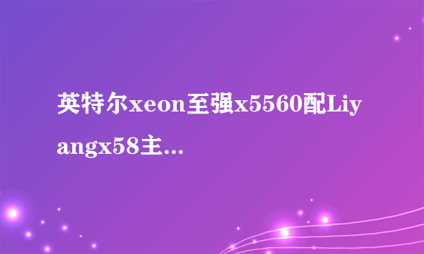 英特尔xeon至强x5560配Liyangx58主板怎么样