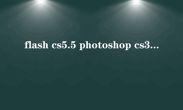 flash cs5.5 photoshop cs3.3 office2003