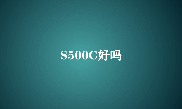 S500C好吗