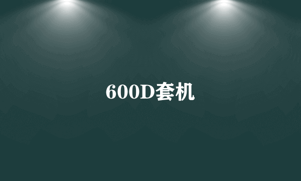 600D套机