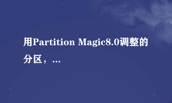 用Partition Magic8.0调整的分区，到底是真正的分区，还是虚拟的？