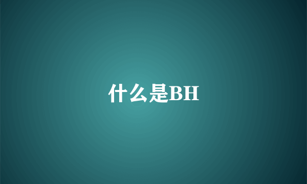 什么是BH