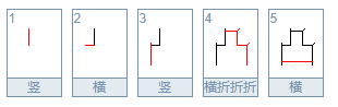 凹凸的笔画为多少？