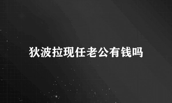 狄波拉现任老公有钱吗