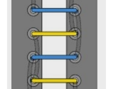 鞋带的24种系法(图解)