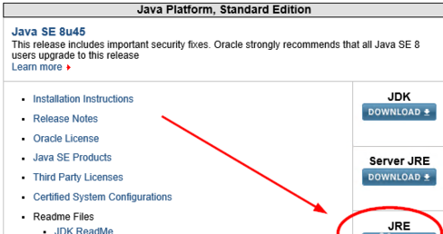 怎样安装Java Runtime Environment