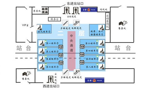 郑州火车站出站口分布是什么？