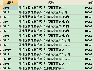 脚手架计算规则