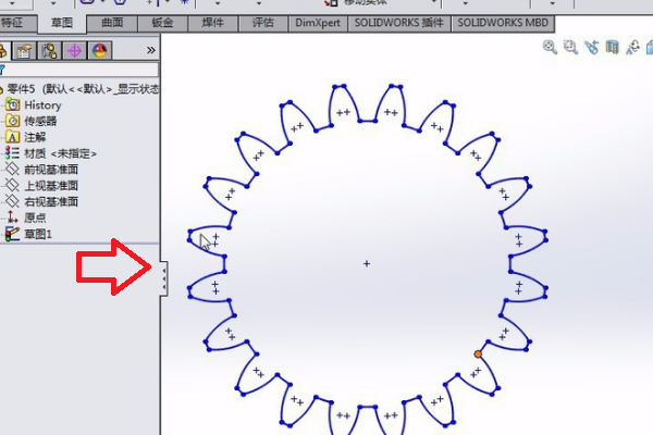 在solidworks中如何画齿轮？