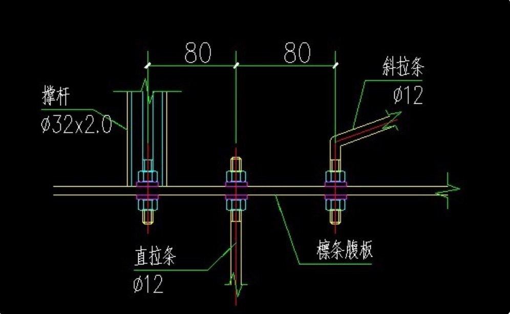 钢结构中拉条和檩条是怎么连接的