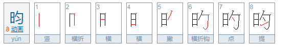 昀字粤语怎么读