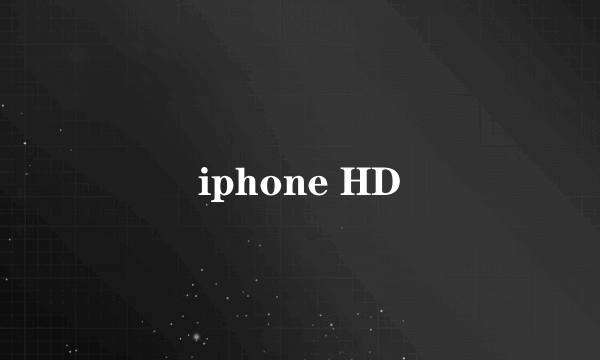 iphone HD