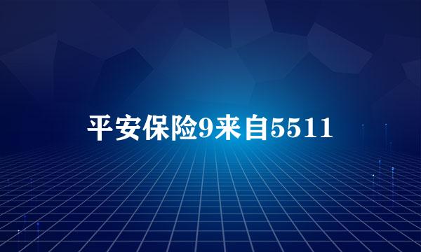 平安保险9来自5511