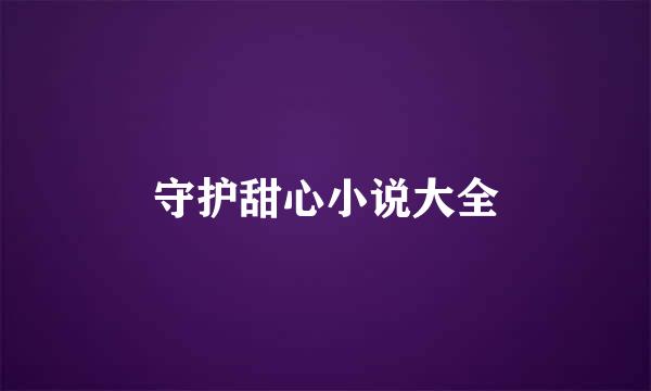 守护甜心小说大全