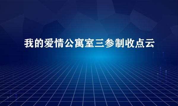 我的爱情公寓室三参制收点云