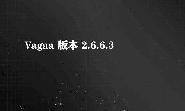 Vagaa 版本 2.6.6.3