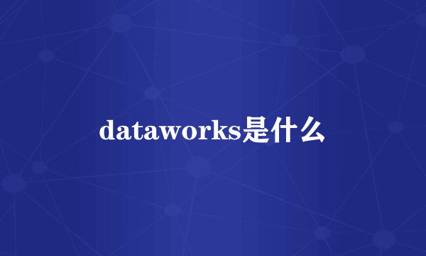 dataworks是什么