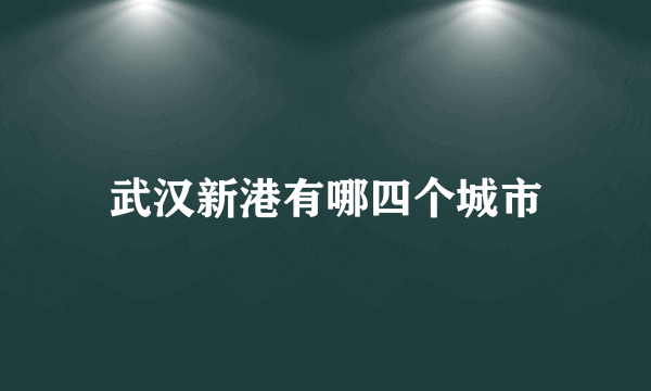 武汉新港有哪四个城市