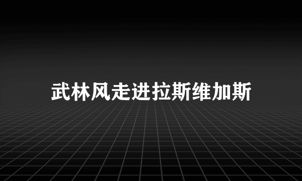 武林风走进拉斯维加斯