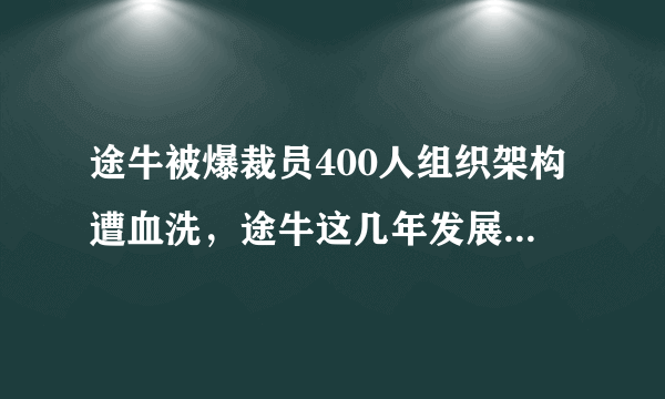 途牛被爆裁员400人组织架构遭血洗，途牛这几年发展如何，与携程的差距体现在哪里？